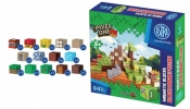 Zestaw klocków magnetycznych AstraFun Pixel One Farma - 64 szt.